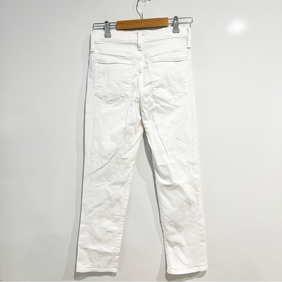 J. Crew Essential straight white jean in all-day stretch - Picture 5 of 12
